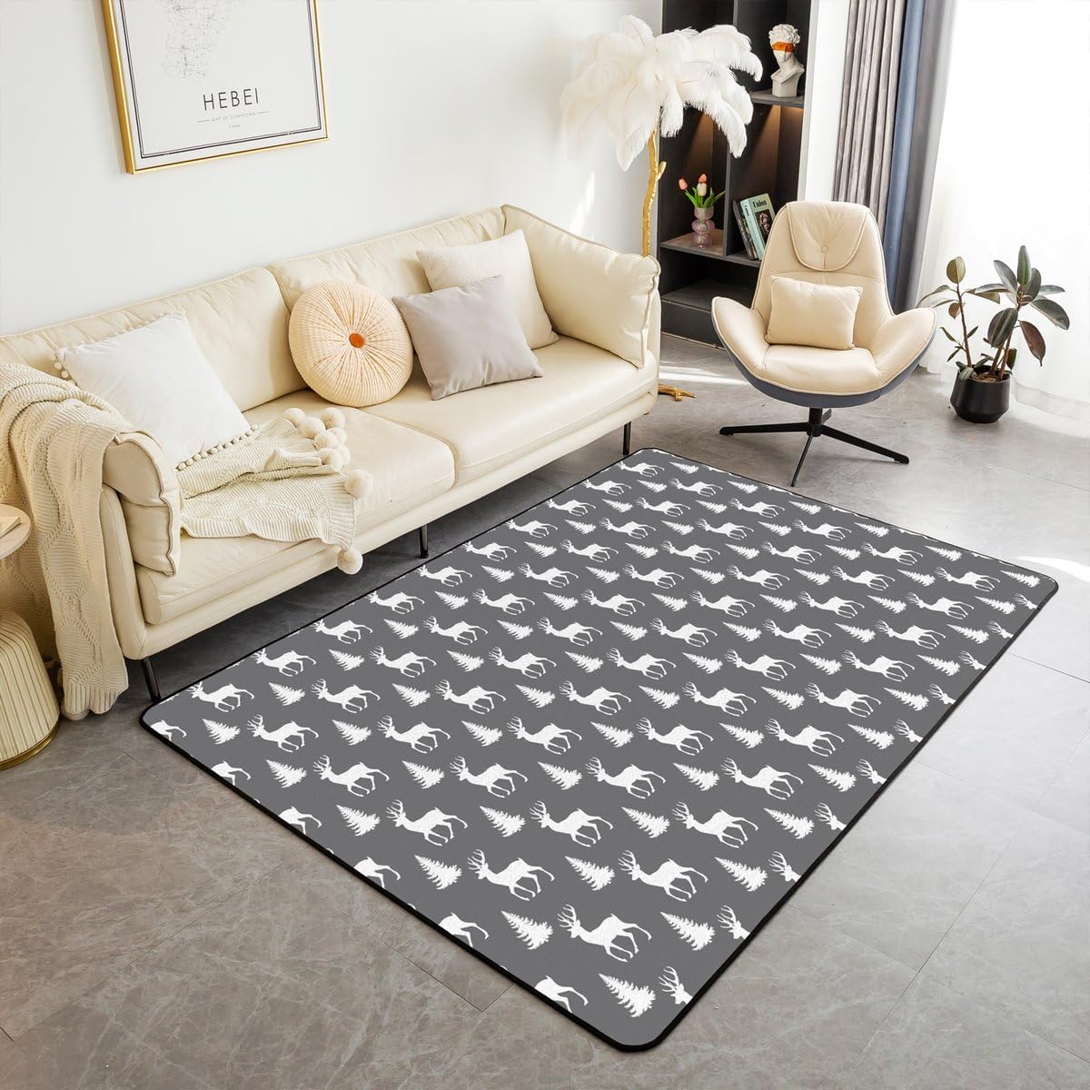 Christmas Carpet Cute Cartoon Santa Claus Print Rug Holiday Decor Non Slip Mat for Living Room Bedroom Study Dining Room 40X60CM
Christmas Carpet Cute Cartoon Santa Claus Print Rug Holiday Decor Non Slip Mat for Living Room Bedroom Study Dining Room 40X60CM