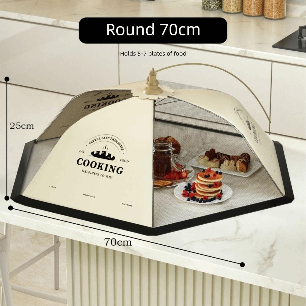 Foldable Dining Table Mesh Cover Anti Fly Mosquito Breathable Vegetable Cover Umbrella Dustproof Fruit Picnic Protect Net
Foldable Dining Table Mesh Cover Anti Fly Mosquito Breathable Vegetable Cover Umbrella Dustproof Fruit Picnic Protect Net