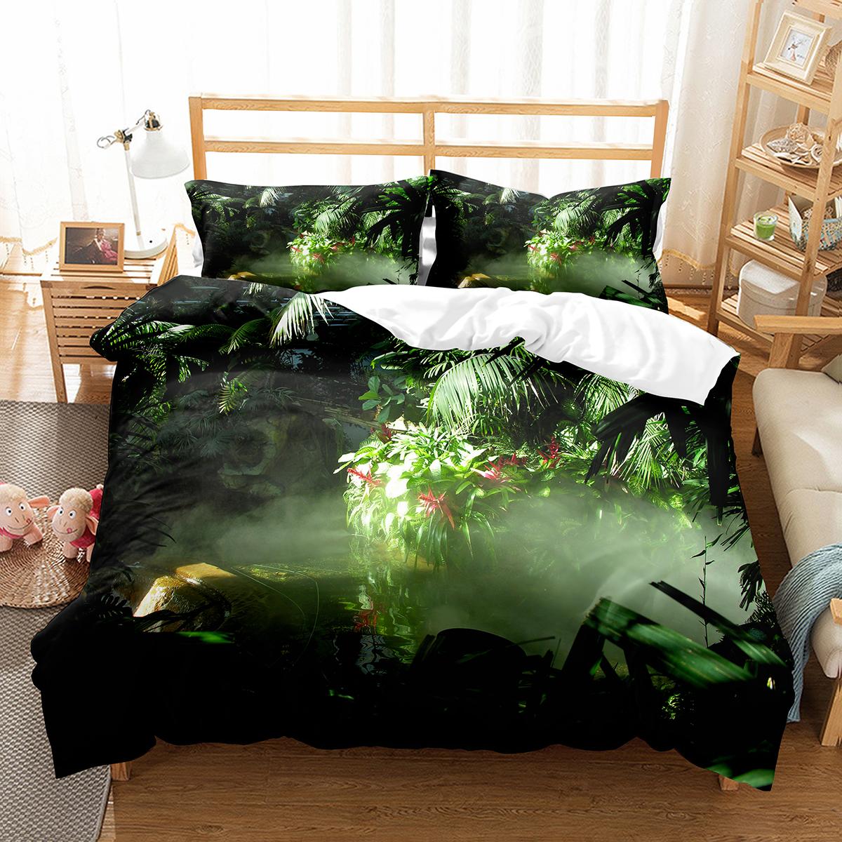 Comforter Green Jungle Theme King Queen Full Forest Trees Bedding Set Natural Landscape Polyester Comforter Comforter (quilt)-EU Single(135*200cm)3pcs
Comforter Green Jungle Theme King Queen Full Forest Trees Bedding Set Natural Landscape Polyester Comforter Comforter (quilt)-EU Single(135*200cm)3pcs