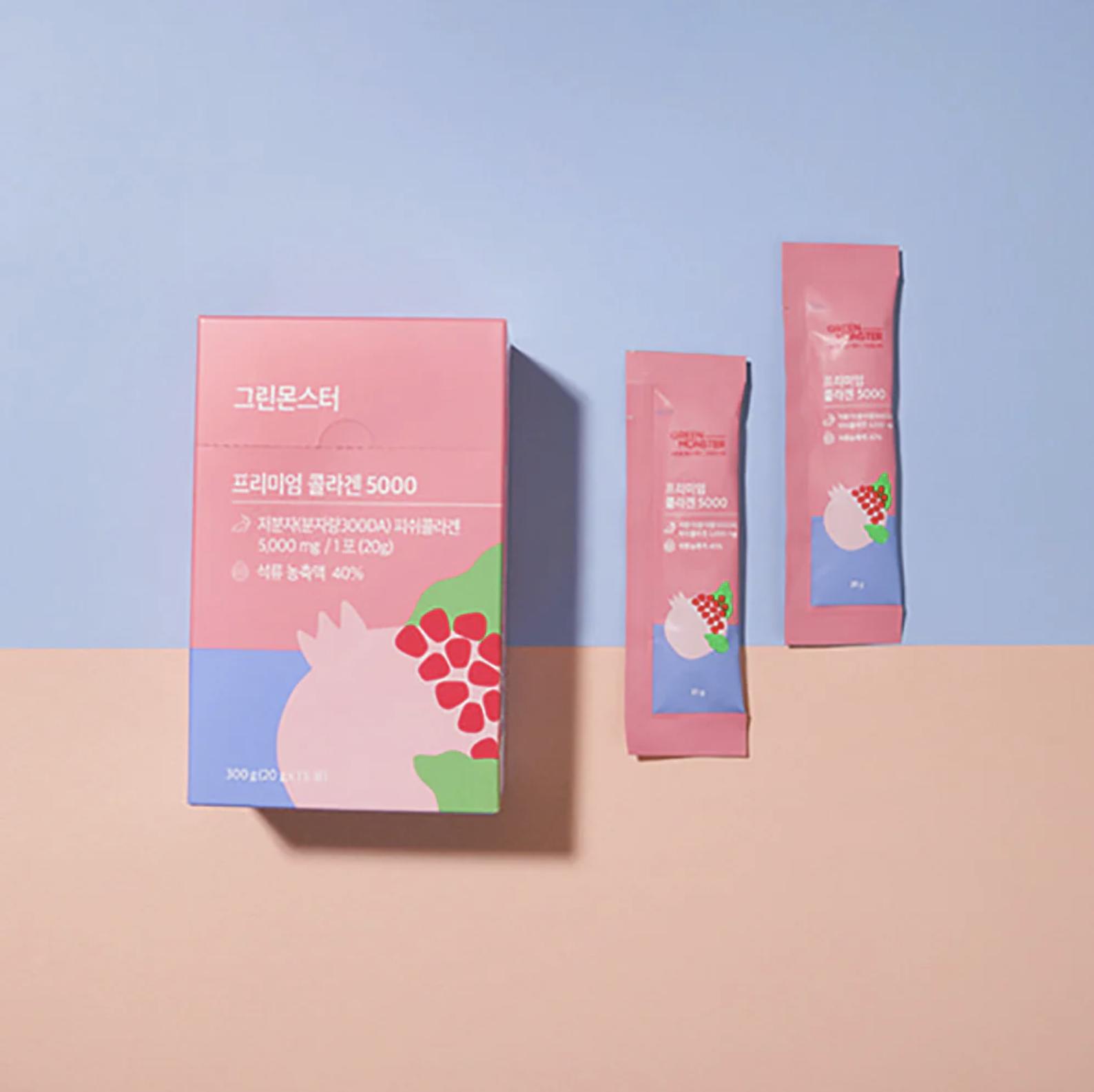 Green Monster Premium Korean Collagen 5000mg - 15 Sticks (15 days supply) 1 Pack (15 sticks)
Green Monster Premium Korean Collagen 5000mg - 15 Sticks (15 days supply) 1 Pack (15 sticks)