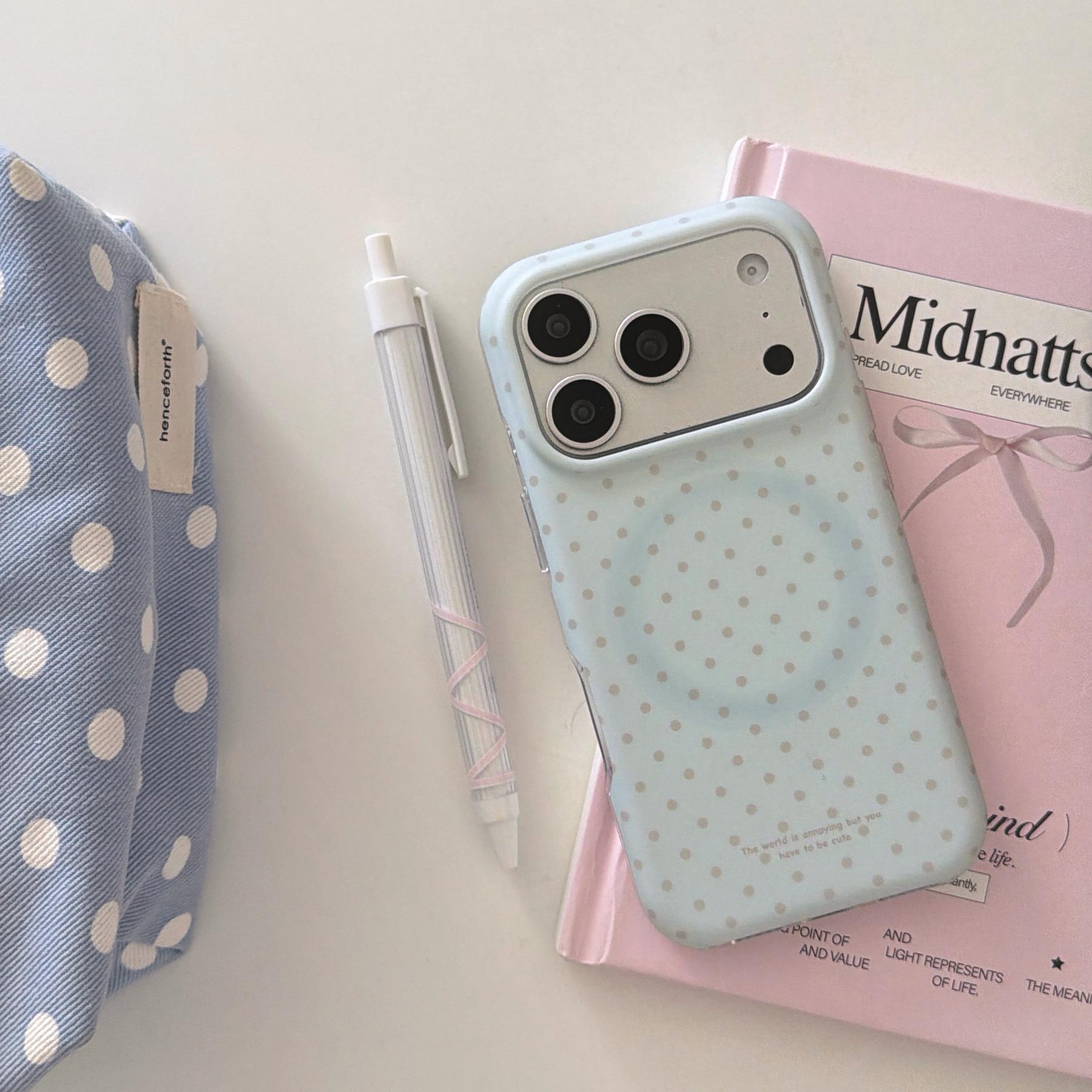 Korean Polka Dot Bow Bear Magnetic iPhone Case for iPhone 17/16 Pro Max/15/14 iPhone 15 Pro Max
Korean Polka Dot Bow Bear Magnetic iPhone Case for iPhone 17/16 Pro Max/15/14 iPhone 15 Pro Max