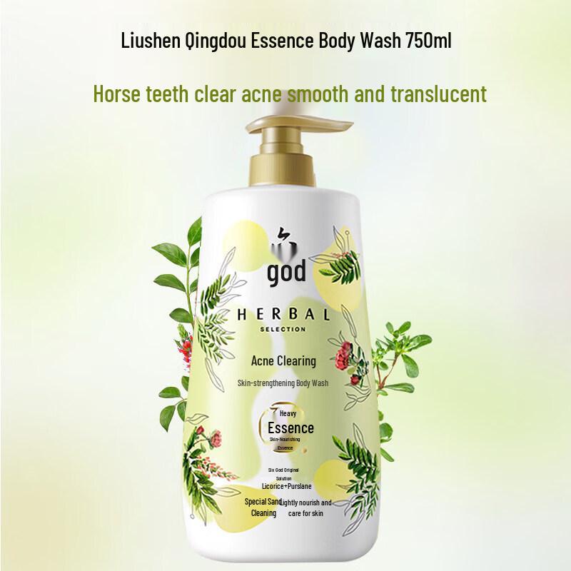 Liùshén Refreshing & Anti-Acne Shower Gel
Liùshén Refreshing & Anti-Acne Shower Gel