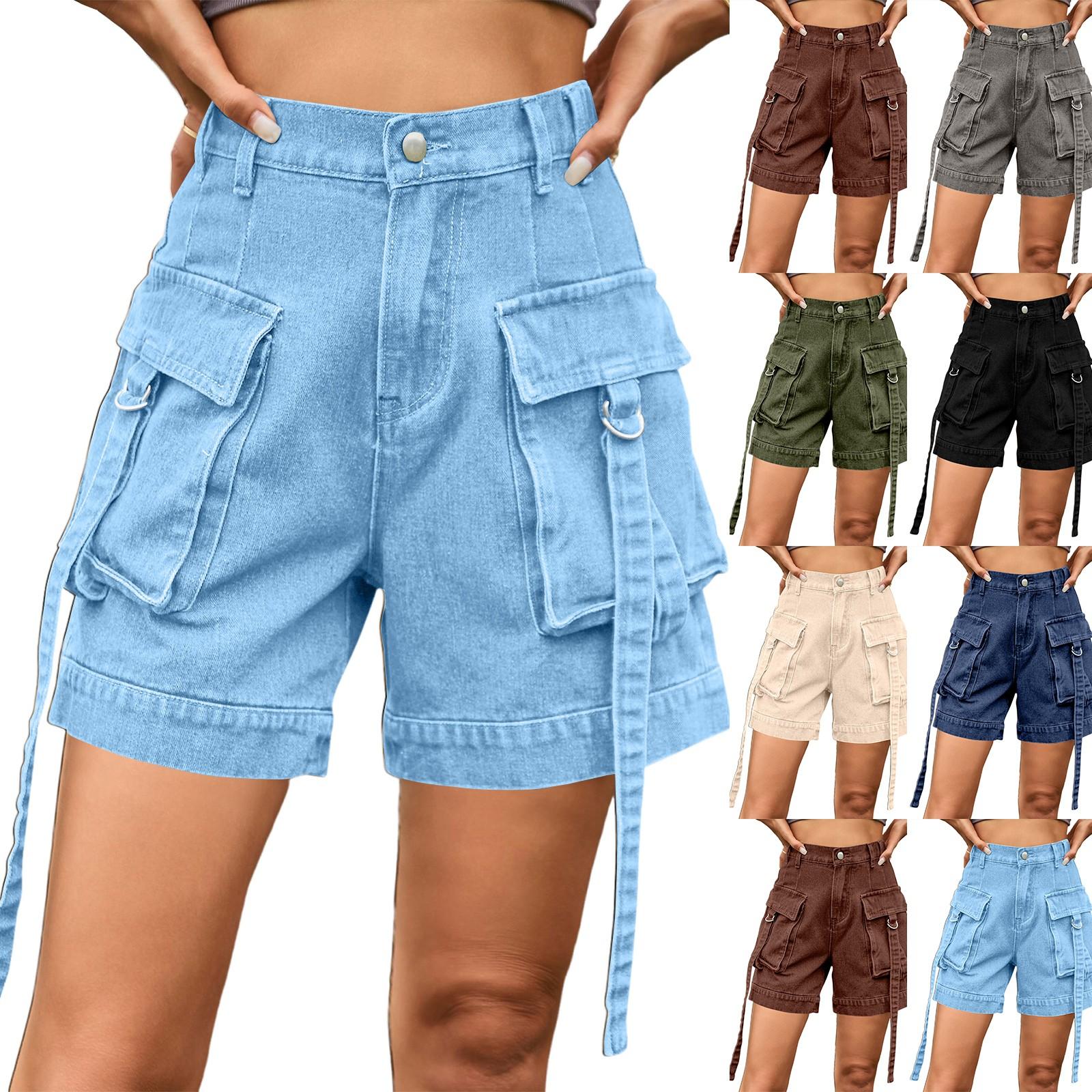 Women s Fashion Casual Solid Color Button Pocket Overall Denim Shorts Pants XL світло-синій колір
Women s Fashion Casual Solid Color Button Pocket Overall Denim Shorts Pants XL світло-синій колір