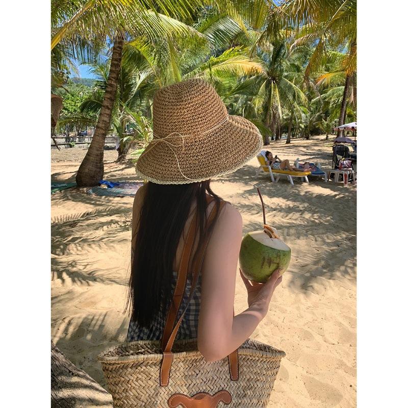 Straw hat women s new summer seaside flat brim straw sun hat fashion sun hat sunscreen hat women s 2025 new average size 55--59
Straw hat women s new summer seaside flat brim straw sun hat fashion sun hat sunscreen hat women s 2025 new average size 55--59