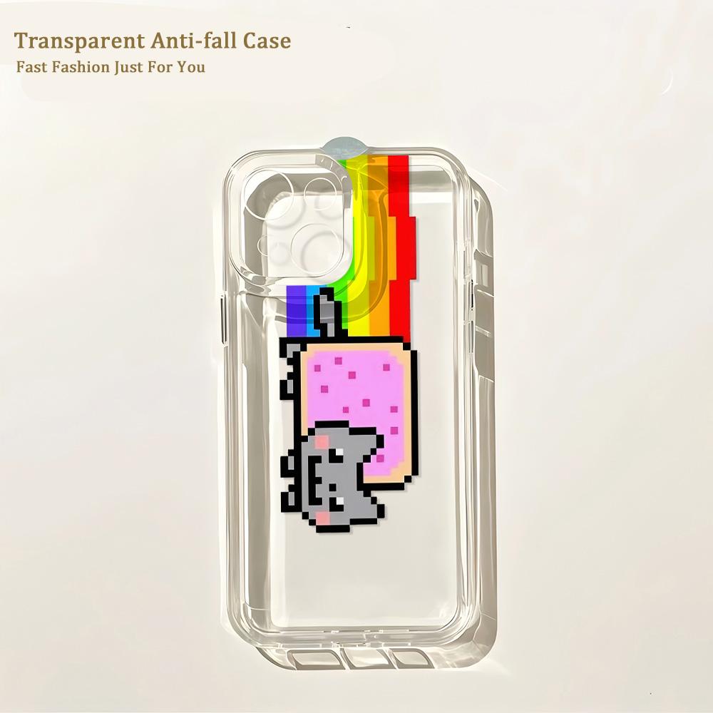 Мультяшный Игровой Чехол-Телефон N-Nyan Cat Для iPhone 17 16 16e 15 14 13 12 11 Mini Pro Max X XR XSMax Air Plus Прозрачная Задняя Крышка iPhone 11
Мультяшный Игровой Чехол-Телефон N-Nyan Cat Для iPhone 17 16 16e 15 14 13 12 11 Mini Pro Max X XR XSMax Air Plus Прозрачная Задняя Крышка iPhone 11