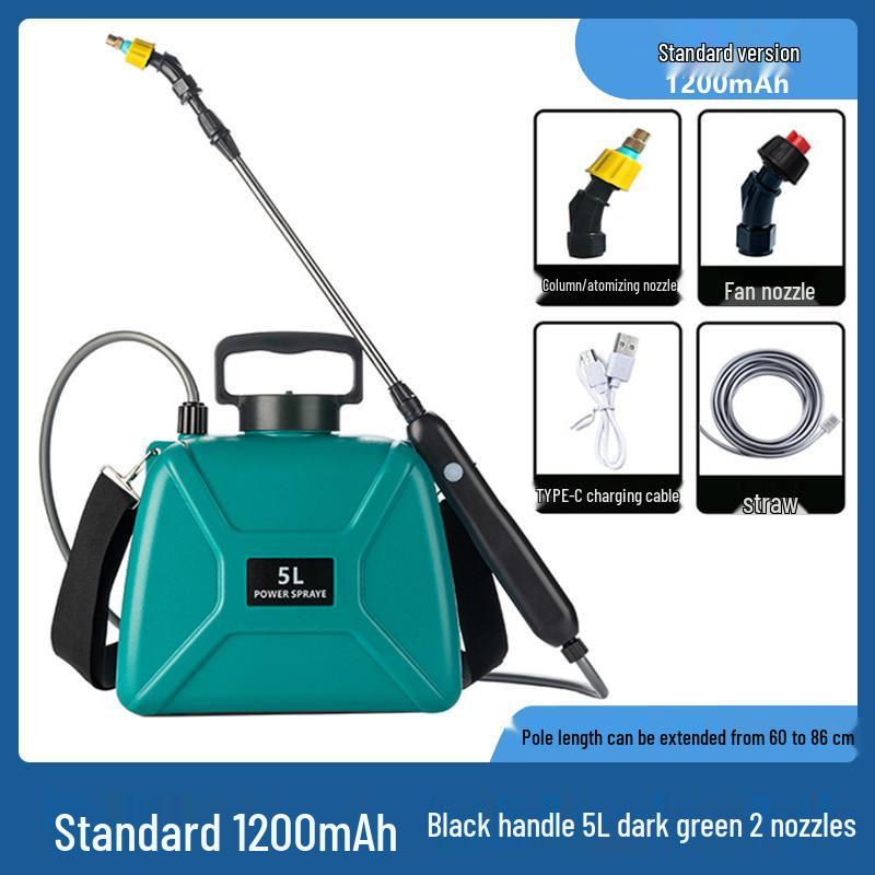 5L Rechargeable Electric Shoulder-Mounted Sprayer for Gardening, Watering, and Disinfection
5L Rechargeable Electric Shoulder-Mounted Sprayer for Gardening, Watering, and Disinfection