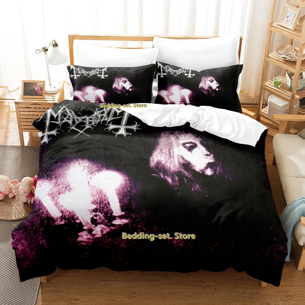 Mayhem Bedding Set Single Twin Full Queen King Size Bed Set Adult Kid Bedroom Duvetcover Sets 3D Print Anime Bed Sheet Set EU Single(135*200cm)3pcs
Mayhem Bedding Set Single Twin Full Queen King Size Bed Set Adult Kid Bedroom Duvetcover Sets 3D Print Anime Bed Sheet Set EU Single(135*200cm)3pcs