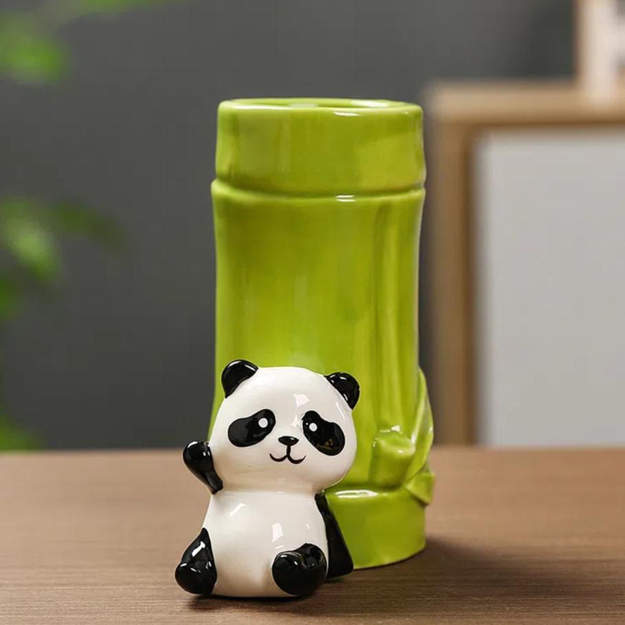 Large Capacity Panda Pen Holder Cute Pencil Organizer Office Panda Ornament Student Gift style 2
Large Capacity Panda Pen Holder Cute Pencil Organizer Office Panda Ornament Student Gift style 2