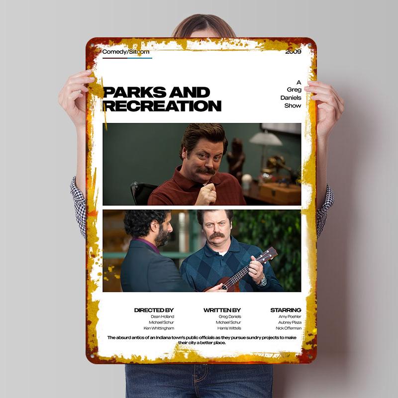 Parks and Recreation Metal Poster Customized Wall Art Retro Vintage Tinplate Signs for Decoration At Home Decor Items Man Cave 7.9x11.8In(20x30cm)
Parks and Recreation Metal Poster Customized Wall Art Retro Vintage Tinplate Signs for Decoration At Home Decor Items Man Cave 7.9x11.8In(20x30cm)