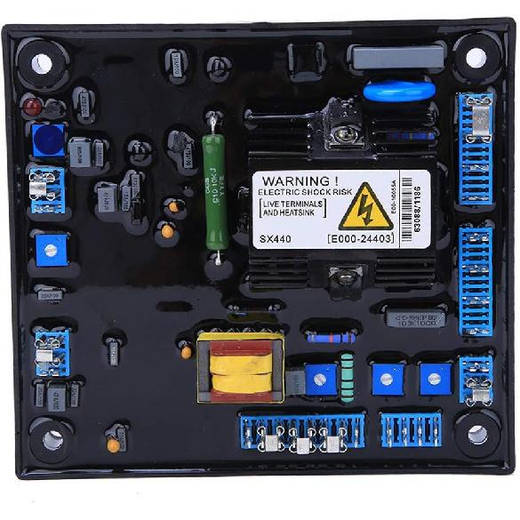 SX440 AVR Автоматичний регулятор напруги – Регульований стабілізатор AVR для безщіткових генераторних систем, 8А постійного виходу, ±1% регулювання напруги
SX440 AVR Автоматичний регулятор напруги – Регульований стабілізатор AVR для безщіткових генераторних систем, 8А постійного виходу, ±1% регулювання напруги