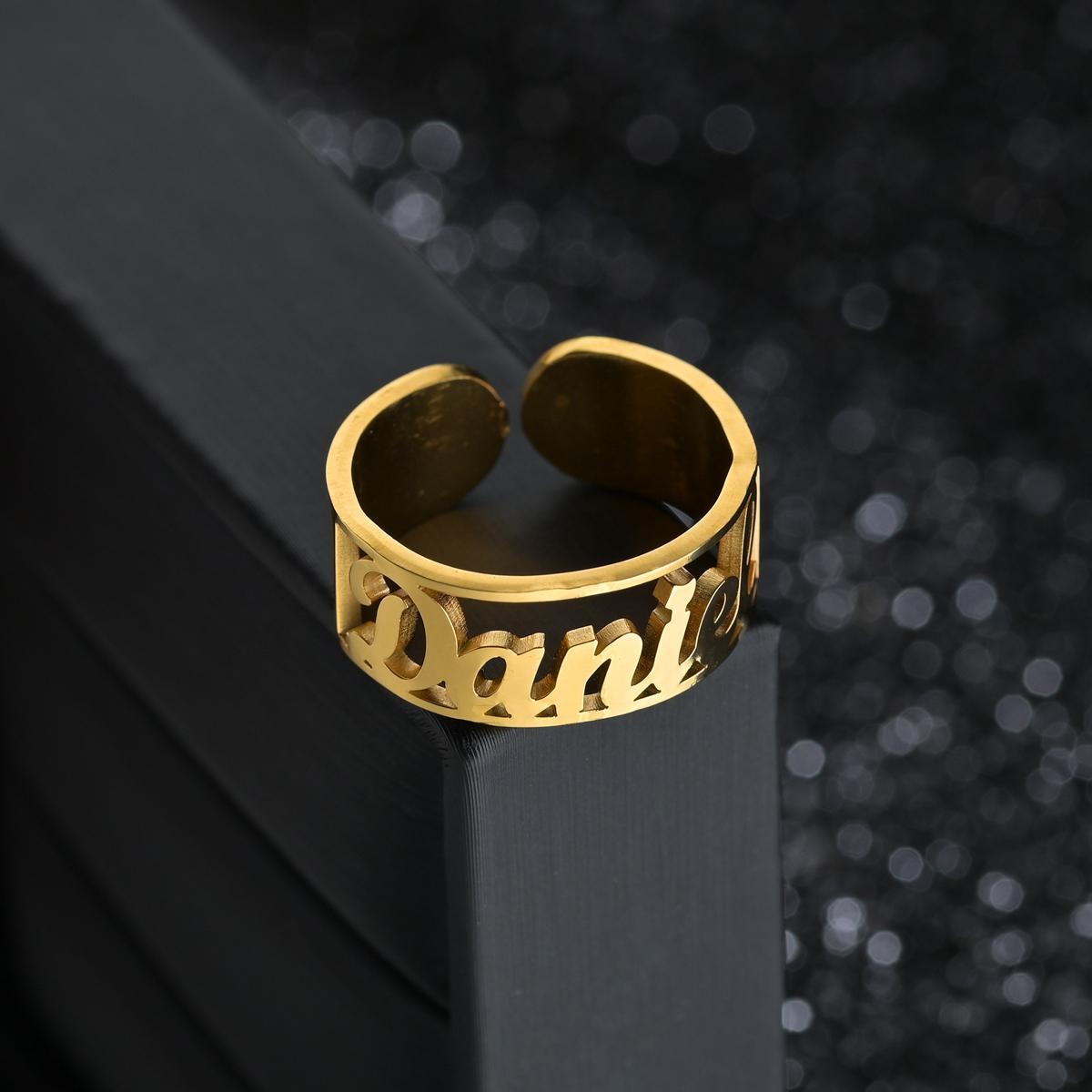 Atoztide Custom Name Ring For Women Fashion Adjustable Stainless Steel Jewelry Personalized Heart Man Ring Couple Wedding Gift adjustable&silver color
Atoztide Custom Name Ring For Women Fashion Adjustable Stainless Steel Jewelry Personalized Heart Man Ring Couple Wedding Gift adjustable&silver color