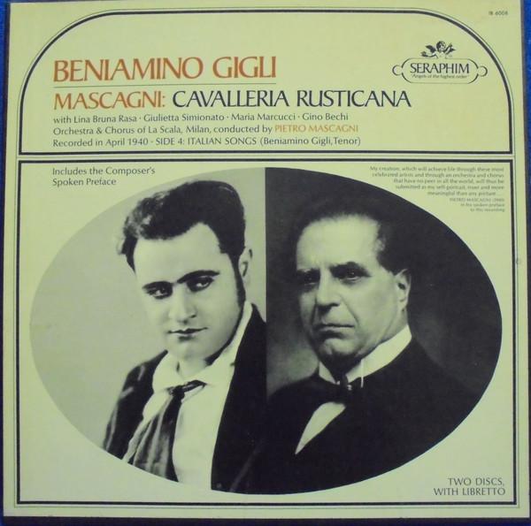 LP Record PIETRO MASCAGNI , LINA BRUNA RASA - - Cavalleria Rusticana IB6008 Seraphim 1952 US Classical Used
LP Record PIETRO MASCAGNI , LINA BRUNA RASA - - Cavalleria Rusticana IB6008 Seraphim 1952 US Classical Used