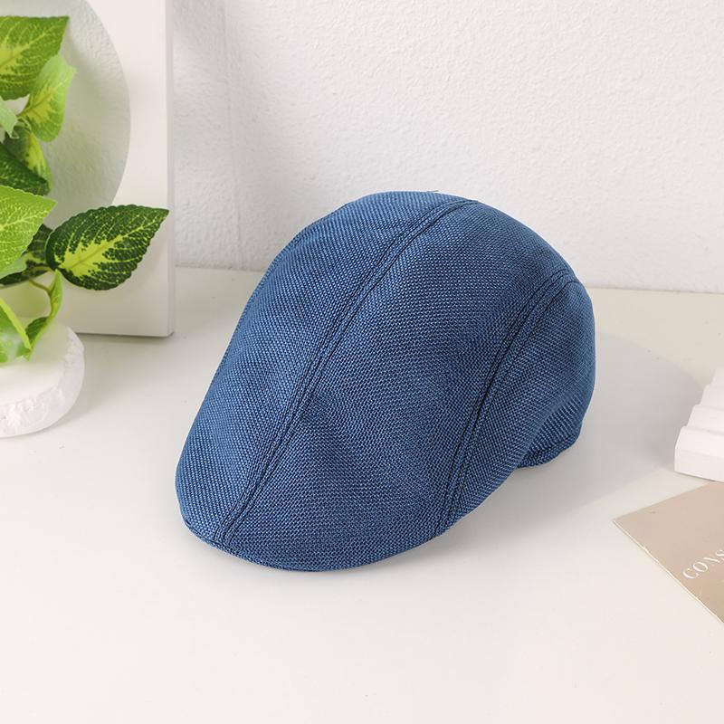 Summer thin linen breathable front cap new net hollow solid color retro casual cap suitable for outdoor shade One Size
Summer thin linen breathable front cap new net hollow solid color retro casual cap suitable for outdoor shade One Size