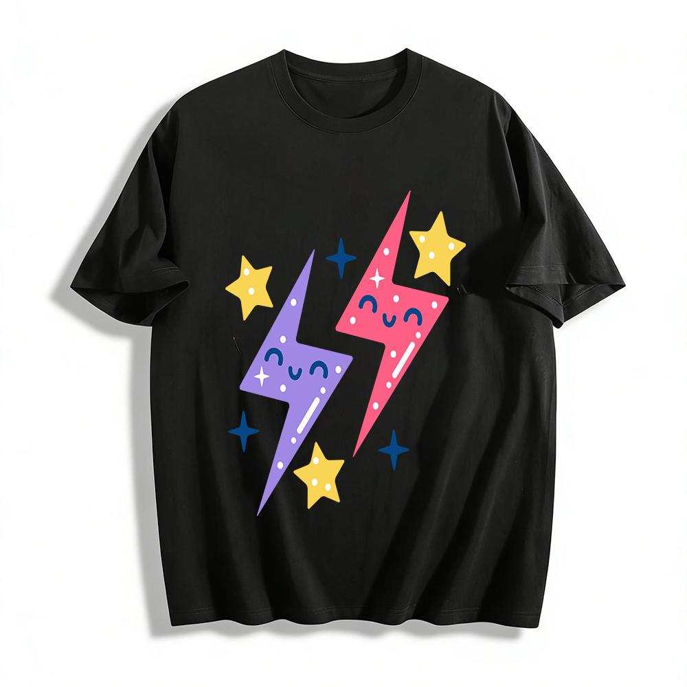 Cartoon Meteor Star Print Kids T-shirts Summer Loose Casual Crew Neck Tops Breathable Tees For Boys Girls Pure cotton T-shirt XXS
Cartoon Meteor Star Print Kids T-shirts Summer Loose Casual Crew Neck Tops Breathable Tees For Boys Girls Pure cotton T-shirt XXS