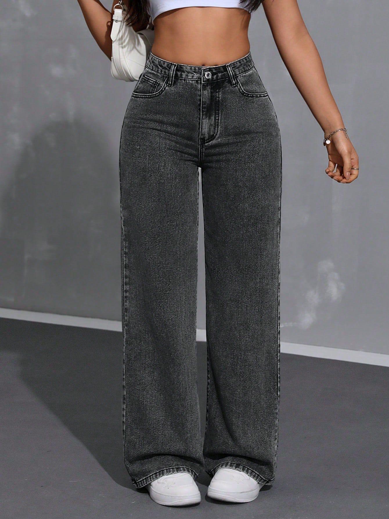 Autumn 2026 High-Waisted Black Wide-Leg Jeans - Trendy, Casual, Versatile Pants XXL
Autumn 2026 High-Waisted Black Wide-Leg Jeans - Trendy, Casual, Versatile Pants XXL