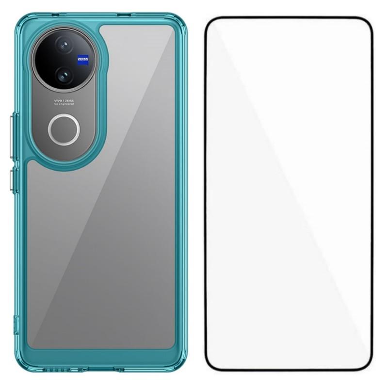 For vivo V50 5G Phone Case WANLONFENG XC Series TPU Acrylic Cover with Tempered Glass (Big Lens Hole) Transparent Blue
For vivo V50 5G Phone Case WANLONFENG XC Series TPU Acrylic Cover with Tempered Glass (Big Lens Hole) Transparent Blue