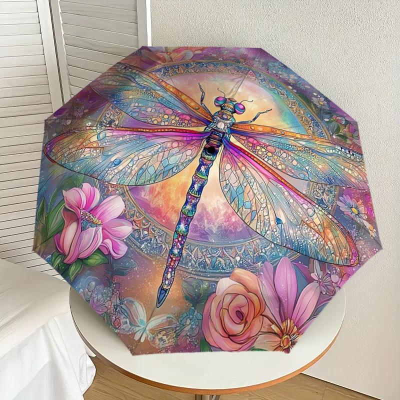 1pc Dragonfly Mandala Artwork Umbrella with Plastic Handle,Suitable for All Seasons Home Travel Outdoor UmbrellaDD1784
1pc Dragonfly Mandala Artwork Umbrella with Plastic Handle,Suitable for All Seasons Home Travel Outdoor UmbrellaDD1784