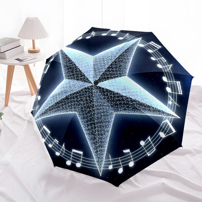 1pc Music Starry Sky Notes Umbrella with Plastic Handle,Suitable for All Seasons Umbrellaptys26087
1pc Music Starry Sky Notes Umbrella with Plastic Handle,Suitable for All Seasons Umbrellaptys26087
