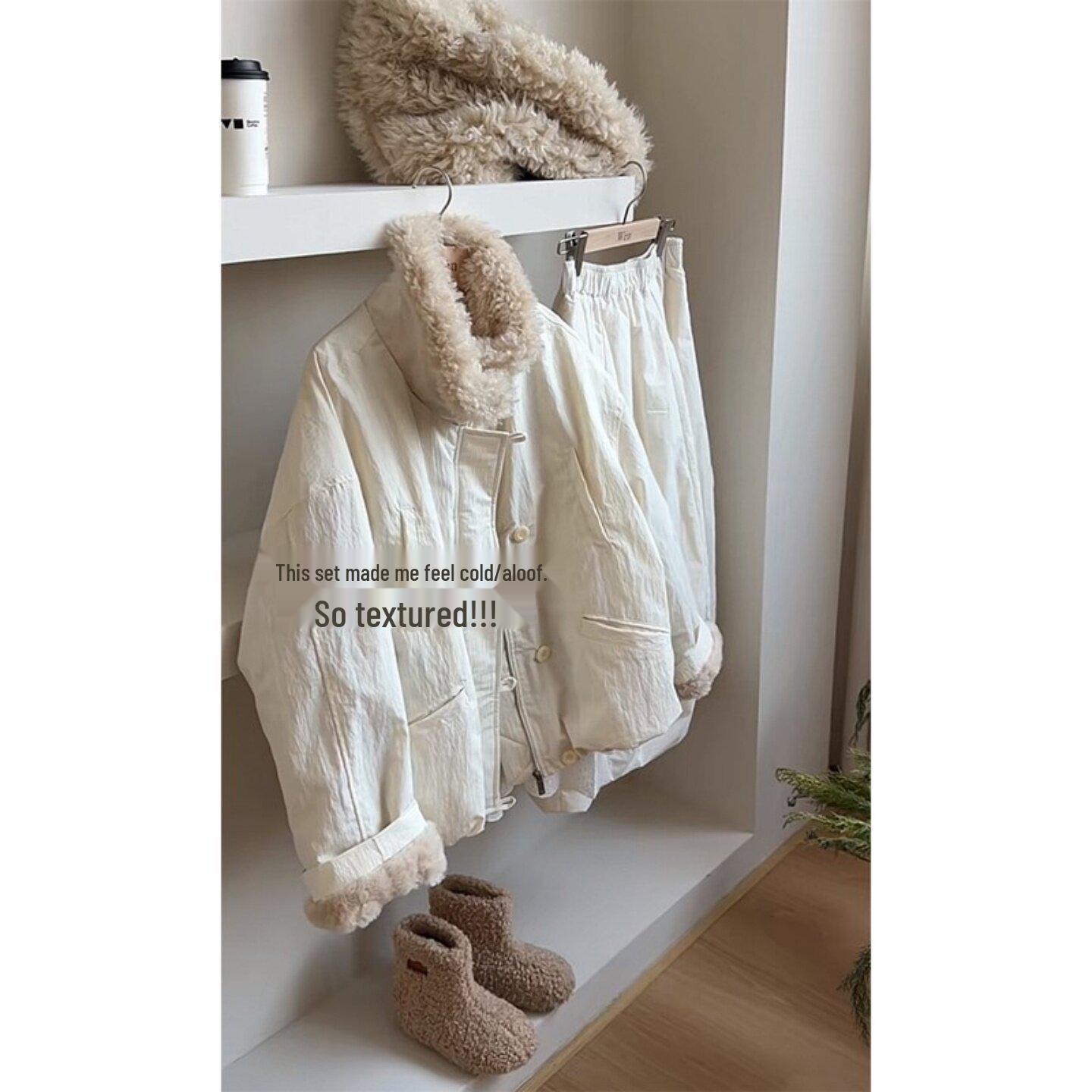 Korean Style High-End Fashion Versatile Loose Warm Jacket & Slimming Skirt Set L (Recommend 105-115 Jin)
Korean Style High-End Fashion Versatile Loose Warm Jacket & Slimming Skirt Set L (Recommend 105-115 Jin)