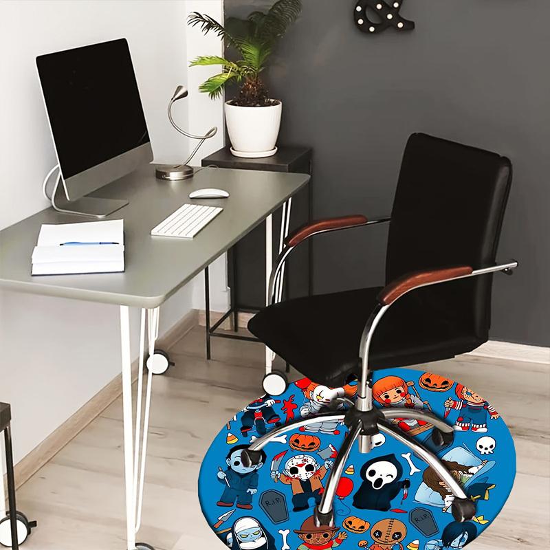 1pc Halloween Horror Icons Round carpet, Made of Polyester,Perfect for Decorating Office Chairs, Living Rooms 80cm
1pc Halloween Horror Icons Round carpet, Made of Polyester,Perfect for Decorating Office Chairs, Living Rooms 80cm