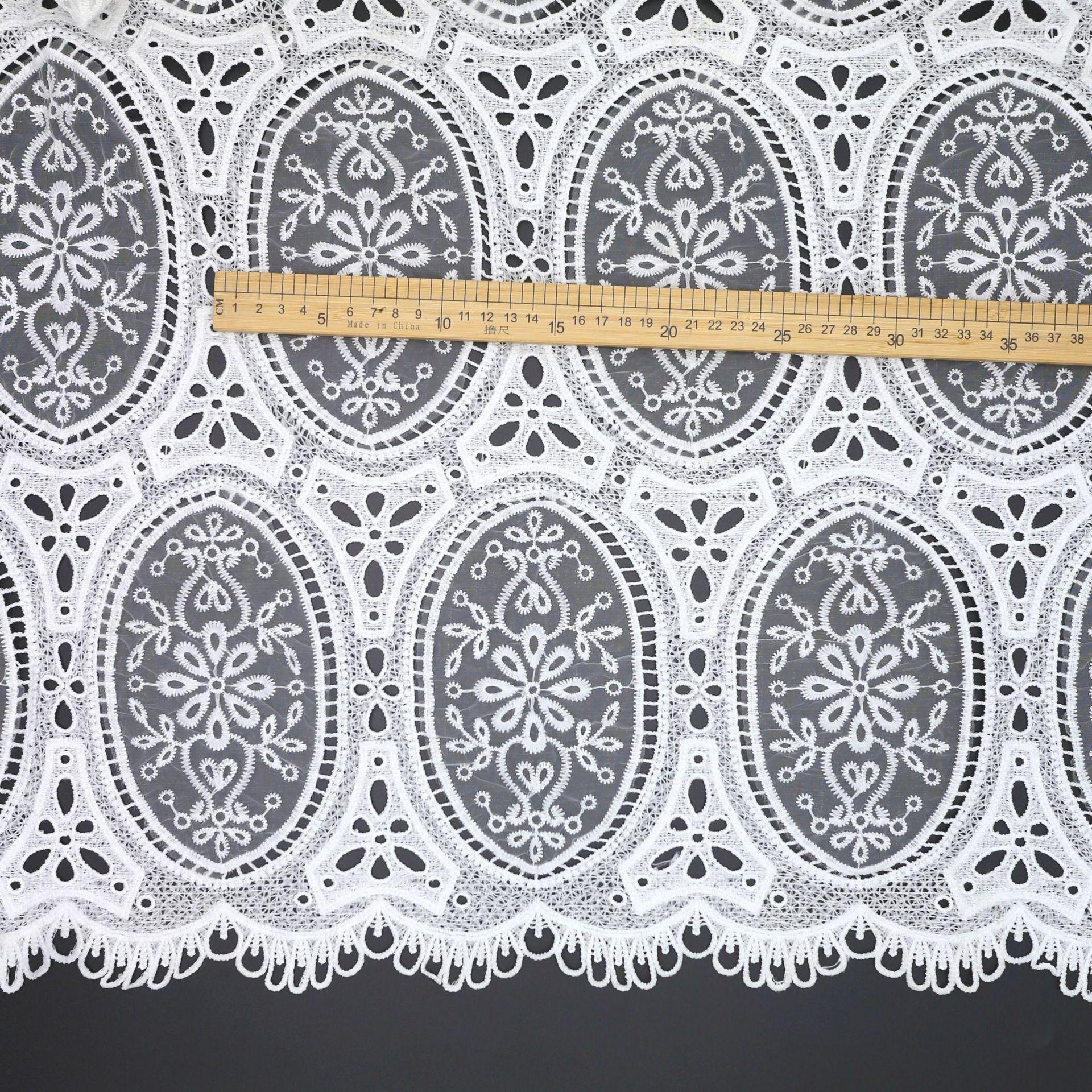 Clothing Accessories New Milk Silk Lace Mesh Bottom Embroidery Lace Embroidery White Three-Dimensional Lace Lace mr2403
Clothing Accessories New Milk Silk Lace Mesh Bottom Embroidery Lace Embroidery White Three-Dimensional Lace Lace mr2403