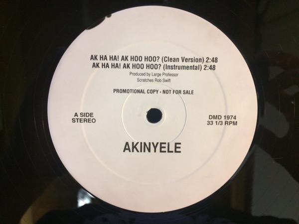 12inch Record AKINYELE - Ak Ha Ha! Ak Hoo Hoo DMD1974PROMO Interscope Reco 1993 US Rap & Hip-Hop/R&B Used
12inch Record AKINYELE - Ak Ha Ha! Ak Hoo Hoo DMD1974PROMO Interscope Reco 1993 US Rap & Hip-Hop/R&B Used