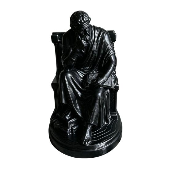 Ornaments with Philosopher Shape Stable Base 3D Printed Sculpture Retro Literary Desktop Decoration for Study Room Office Entrance Hall чорний
Ornaments with Philosopher Shape Stable Base 3D Printed Sculpture Retro Literary Desktop Decoration for Study Room Office Entrance Hall чорний