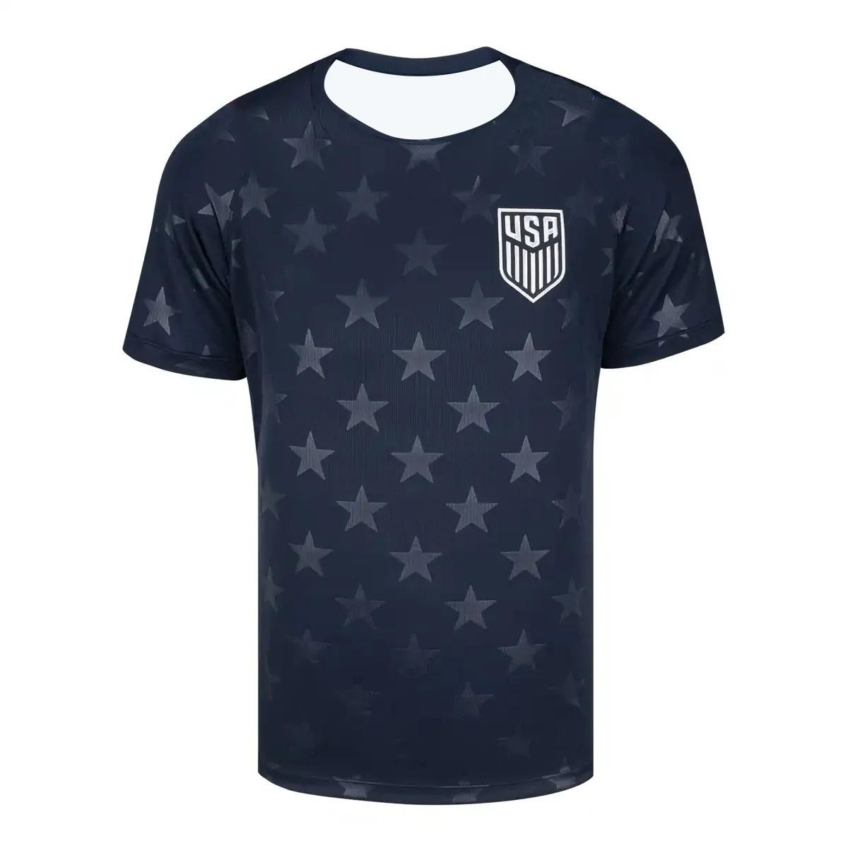 USA Navy Blue Star Print 2026 Away Fan Edition Soccer Jersey Breathable Quick Dry Adult Soccer Shirts for Men Breathable Quick-drying Jersey XXXL
USA Navy Blue Star Print 2026 Away Fan Edition Soccer Jersey Breathable Quick Dry Adult Soccer Shirts for Men Breathable Quick-drying Jersey XXXL