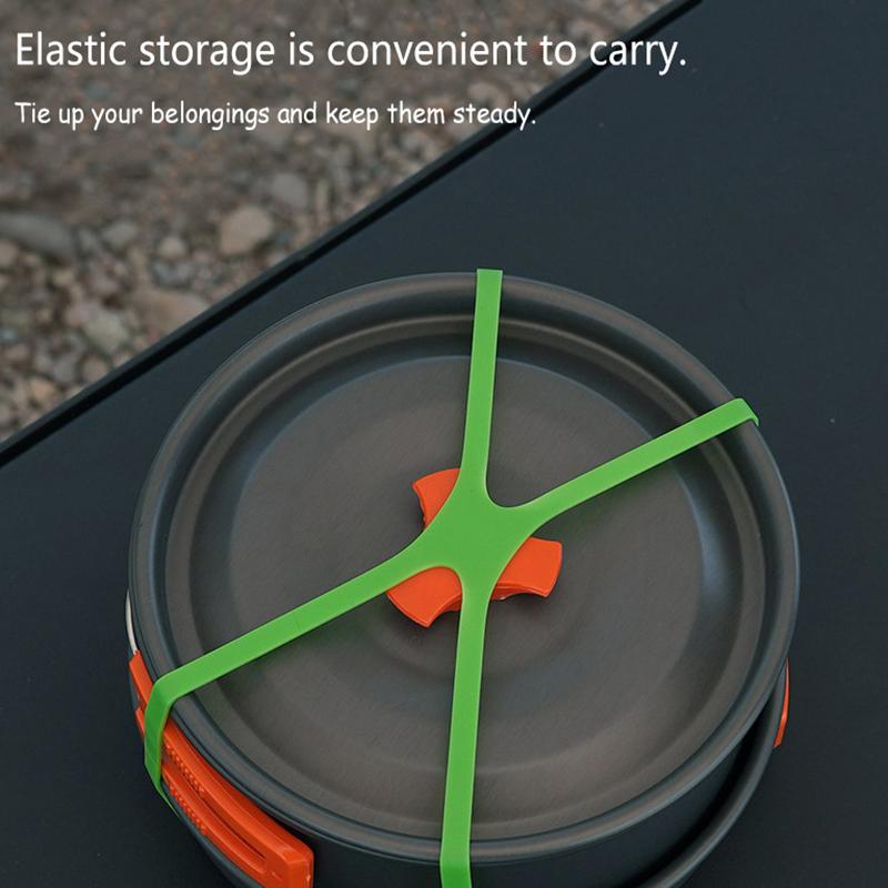 5/10Pieces Camping Tableware Storage H-Shaped Silicone Strap Elastic Color Tie Cutlery Cross Strap Cutlery Packing Strap Camping
5/10Pieces Camping Tableware Storage H-Shaped Silicone Strap Elastic Color Tie Cutlery Cross Strap Cutlery Packing Strap Camping