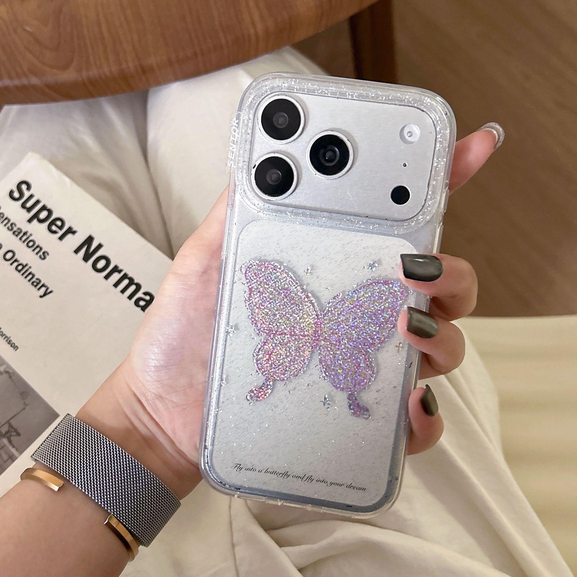 Aesthetic Glitter Butterfly Case for iPhone 17 Pro Max & 16P iPhone 15 Pro Max
Aesthetic Glitter Butterfly Case for iPhone 17 Pro Max & 16P iPhone 15 Pro Max