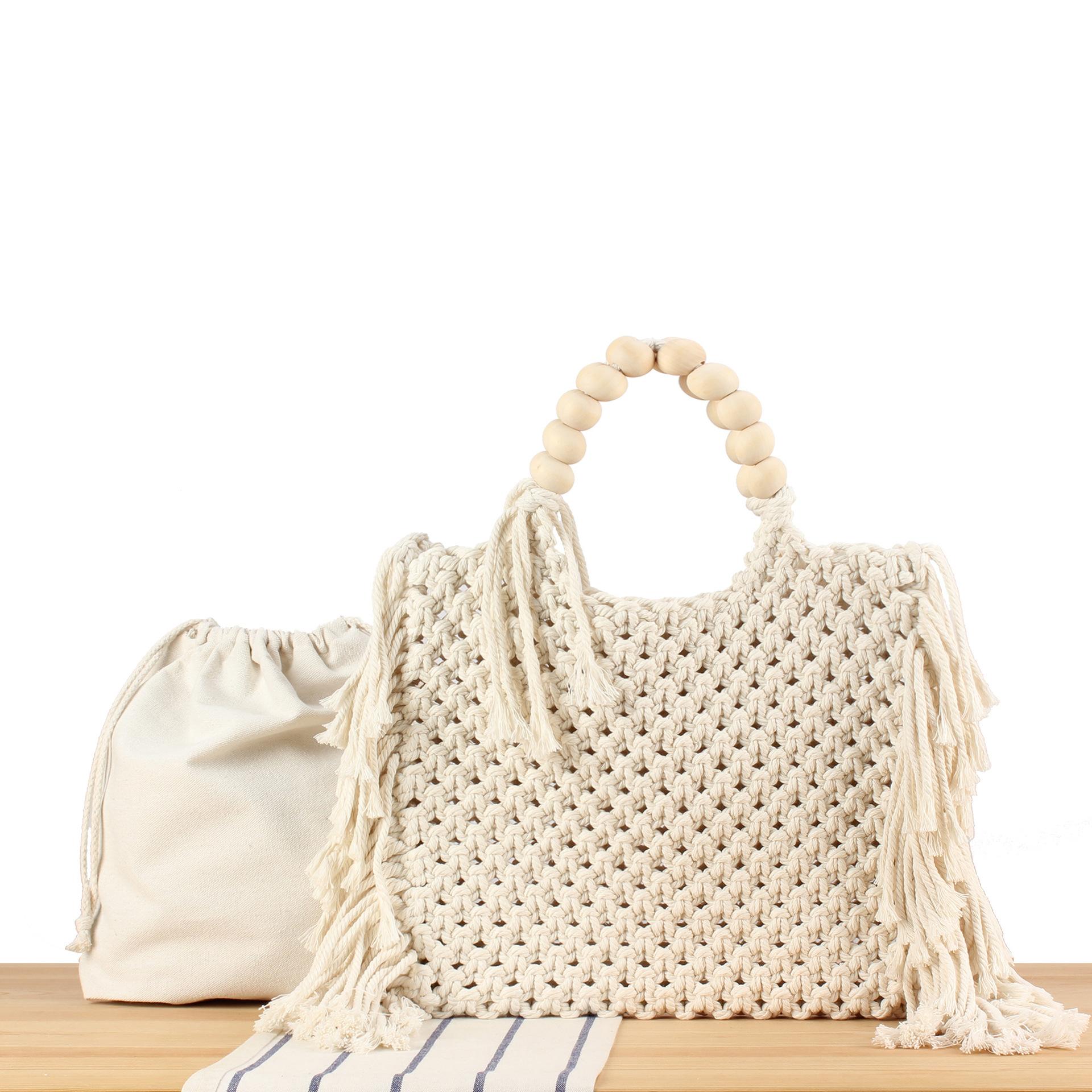 Summer cott rope Bohemian style hand-woven handbags tassel hollow out women s bag for beach vacati daily casual clutch bags
Summer cott rope Bohemian style hand-woven handbags tassel hollow out women s bag for beach vacati daily casual clutch bags