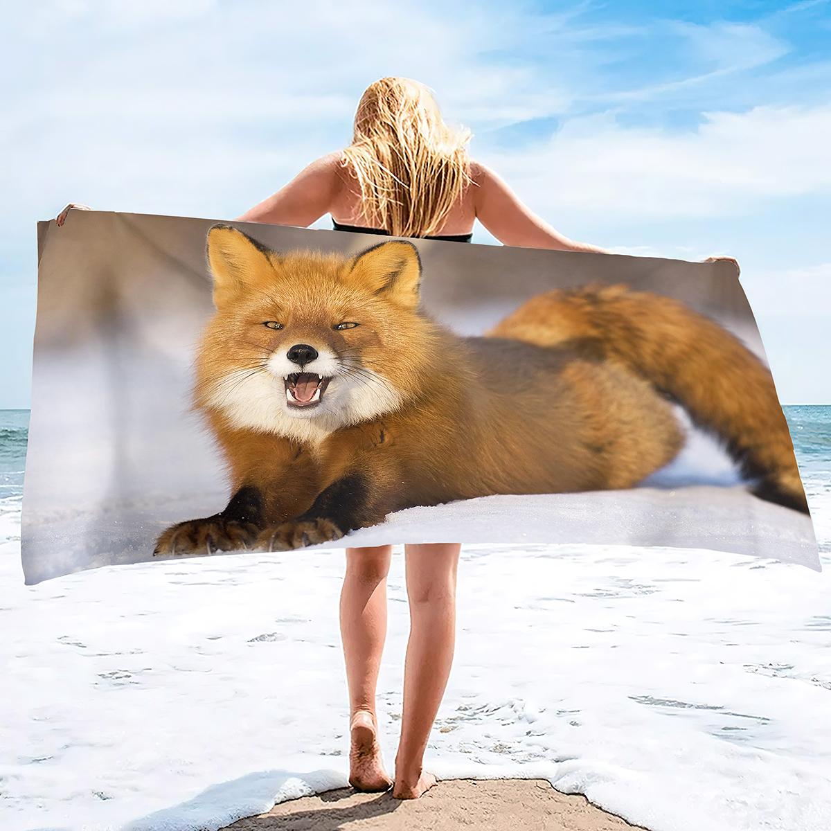 Soft Bath Towels Fox Print Oversized Quick Dry Sand Free Bathing Beach Camping Towel Soft Absorbent for Women Men Girls Boys W40*H60(CM)
Soft Bath Towels Fox Print Oversized Quick Dry Sand Free Bathing Beach Camping Towel Soft Absorbent for Women Men Girls Boys W40*H60(CM)