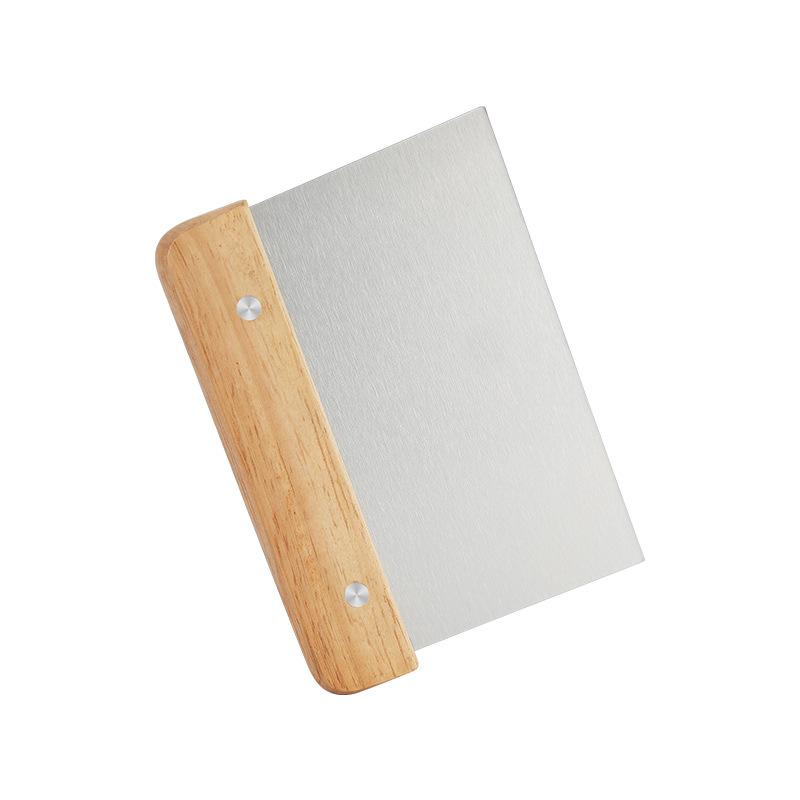 Wooden handle stainless steel noodle knife, flour scraper, dough knife, cake cream scraper, noodle knife
Wooden handle stainless steel noodle knife, flour scraper, dough knife, cake cream scraper, noodle knife
