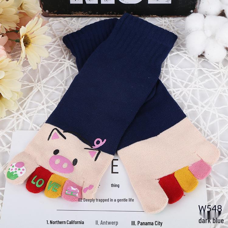 Women s Winter Style Mid-Calf Five-Toe Cotton Socks – Personalized Design One Size темно-синього кольору
Women s Winter Style Mid-Calf Five-Toe Cotton Socks – Personalized Design One Size темно-синього кольору