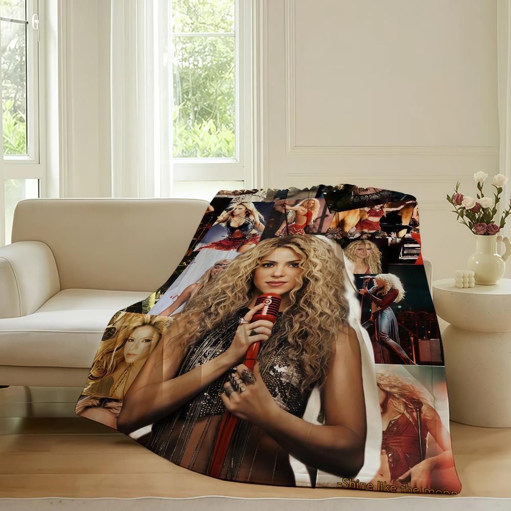 Colombian singer S-Shakira Blanket For Sofa Office Bed Plane Travel Sleep Read Relax Camping Soft And Warm 80x60in
Colombian singer S-Shakira Blanket For Sofa Office Bed Plane Travel Sleep Read Relax Camping Soft And Warm 80x60in