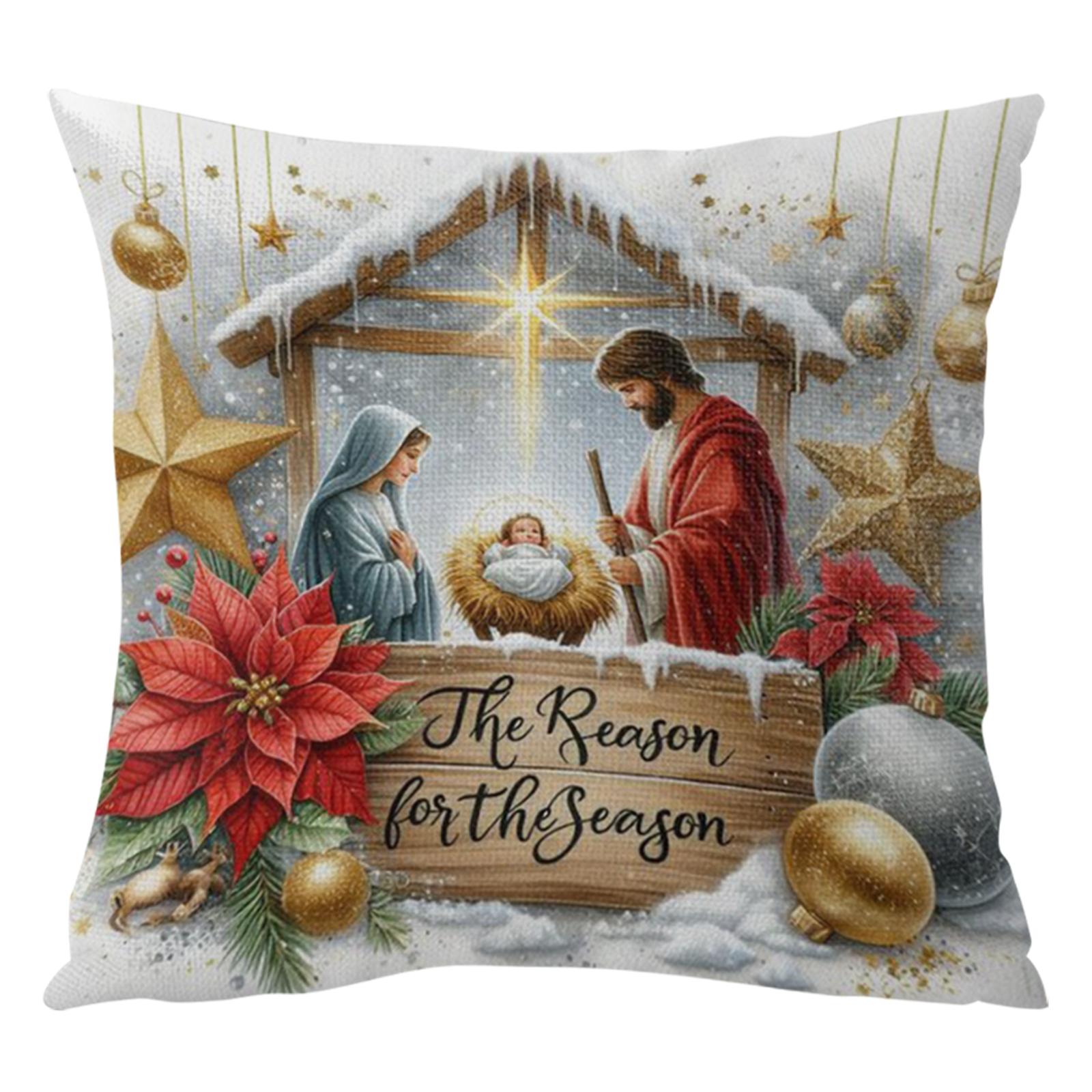 Jesus 11CT DIY Stamped Cross Stitch Pillow Kit 45x45cm with Zipper Pillow Case Needlepoint Kit for Adults Beginners Home Decor
Jesus 11CT DIY Stamped Cross Stitch Pillow Kit 45x45cm with Zipper Pillow Case Needlepoint Kit for Adults Beginners Home Decor