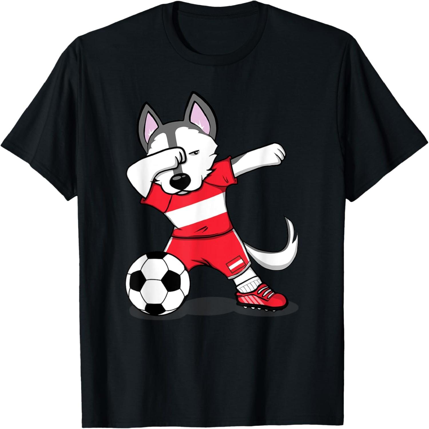 Dabbing Husky Dog Austria Soccer Fan Austrian Football Lover Men Women Kids T-Shirt S разноцветный
Dabbing Husky Dog Austria Soccer Fan Austrian Football Lover Men Women Kids T-Shirt S разноцветный