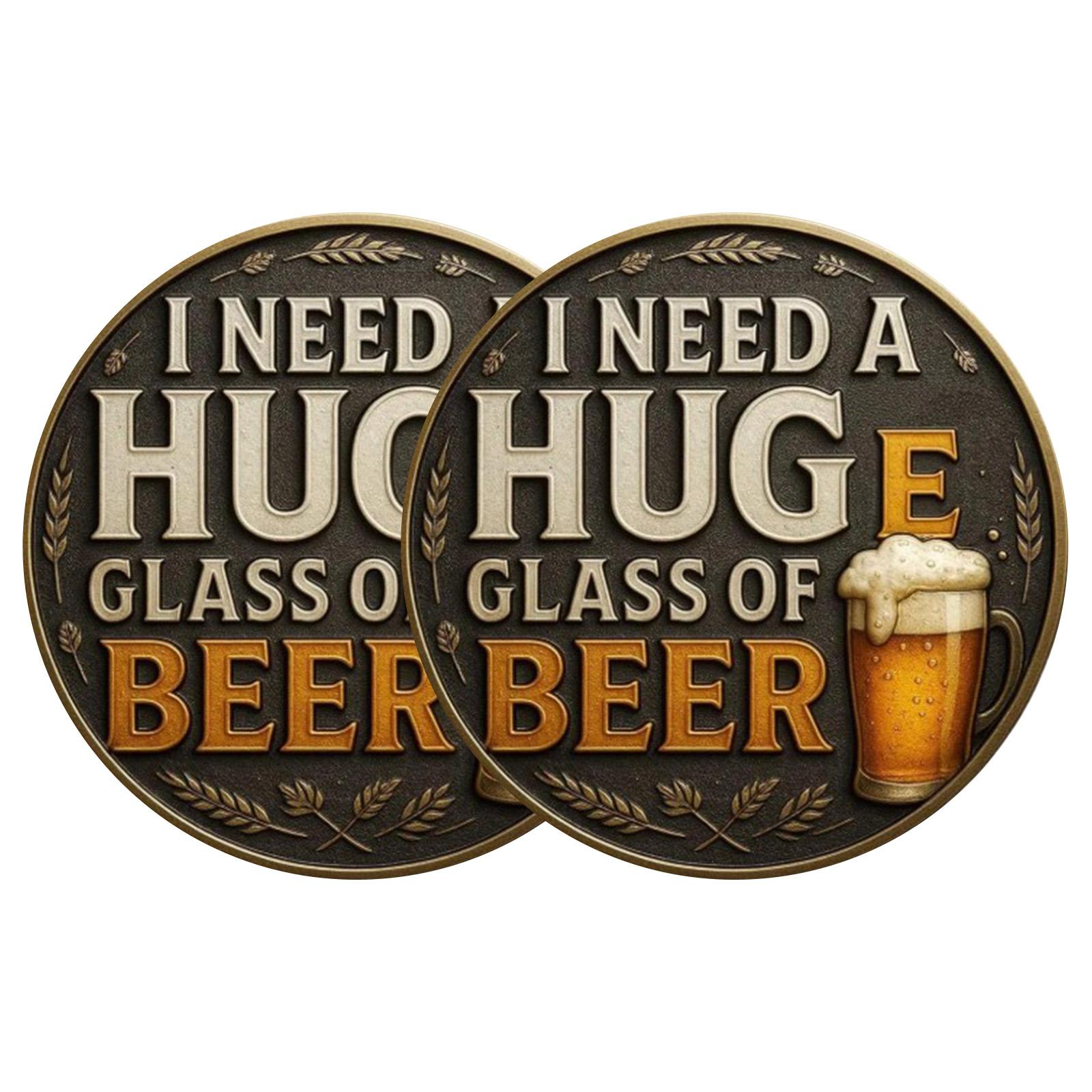 I Need A Large Beer Coin Set—fun Beer , Men s Beer Challenge, Party Bar Table Decorations And Collectible Souvenirs (set Of 2) One Size
I Need A Large Beer Coin Set—fun Beer , Men s Beer Challenge, Party Bar Table Decorations And Collectible Souvenirs (set Of 2) One Size