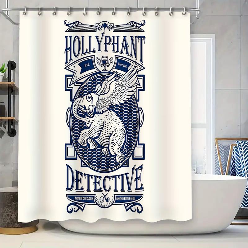 Elephant Shower Curtain Vintage Animal Bathroom Decor Nature Wildlife Art Print Waterproof Home Decor Washable Liner W60H190(CM)-1 Pcs
Elephant Shower Curtain Vintage Animal Bathroom Decor Nature Wildlife Art Print Waterproof Home Decor Washable Liner W60H190(CM)-1 Pcs