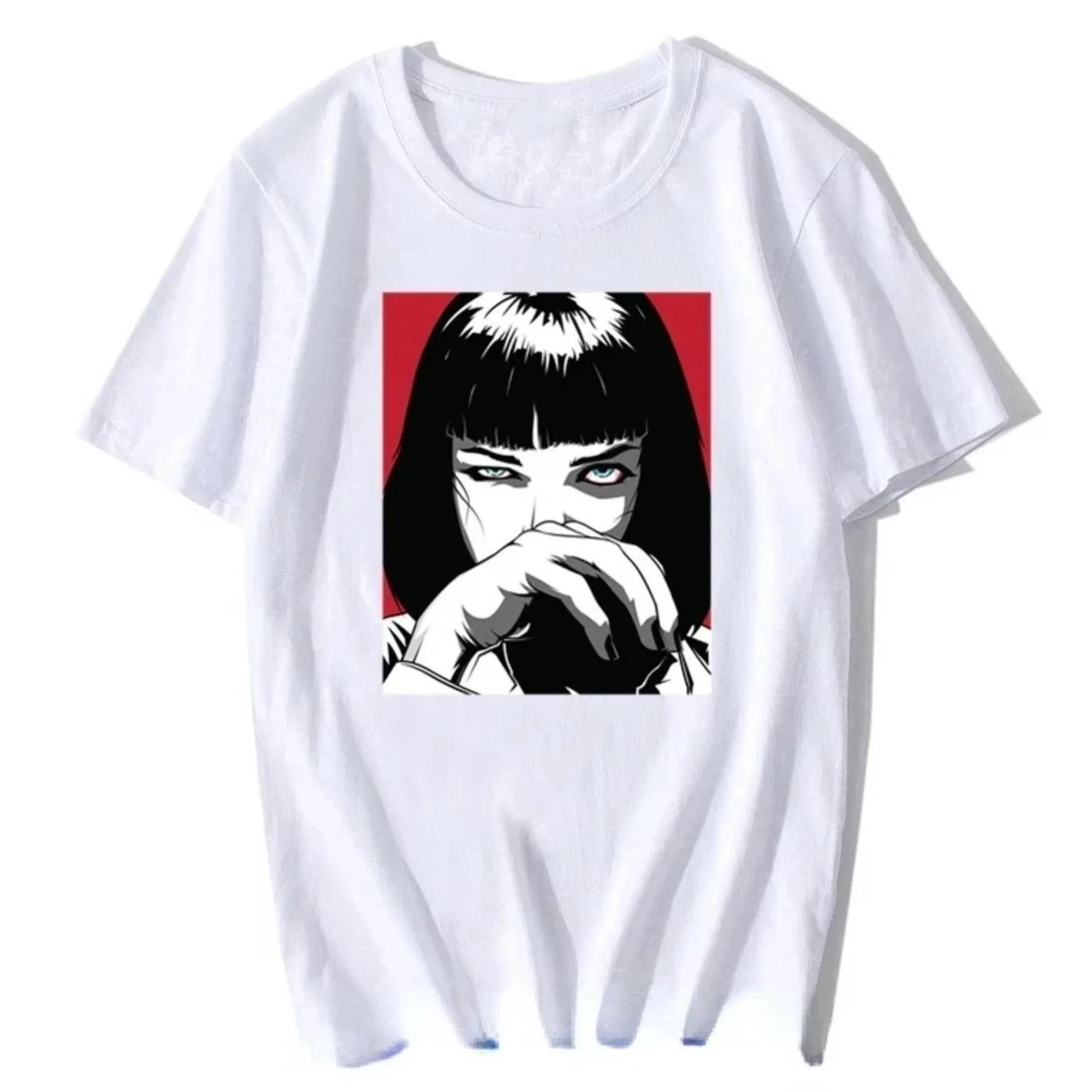 Movie Men T-shirt Quentin Tarantino Pulp Fiction Mia Men and Women Top Retro 90s Street Wear Punk Rock Harajuku Clothing 3XL
Movie Men T-shirt Quentin Tarantino Pulp Fiction Mia Men and Women Top Retro 90s Street Wear Punk Rock Harajuku Clothing 3XL