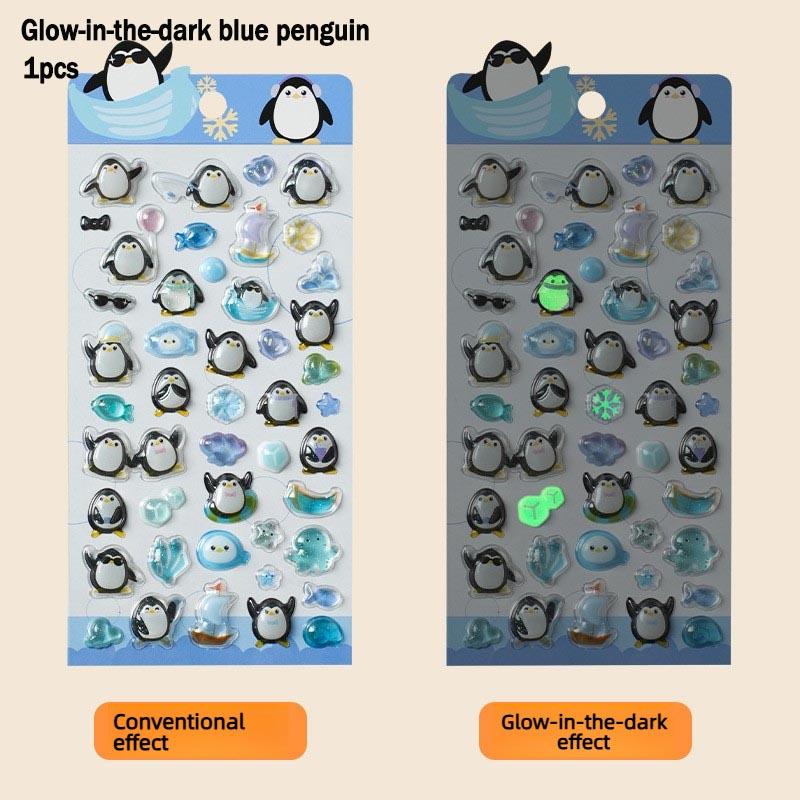 3D Cartoon Relief Stickers: Glow-in-the-Dark Glitter Crystal – Glow-in-the-Dark Pink Bunny/Ghost/Penguin
3D Cartoon Relief Stickers: Glow-in-the-Dark Glitter Crystal – Glow-in-the-Dark Pink Bunny/Ghost/Penguin