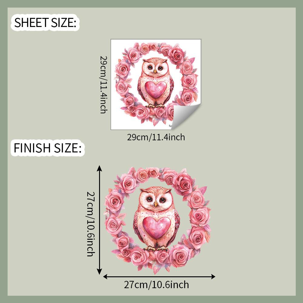 Гирлянда в форме сердца на День святого Валентина, наклейки для украшения ванной комнаты, туалета и дома с совой
Гирлянда в форме сердца на День святого Валентина, наклейки для украшения ванной комнаты, туалета и дома с совой