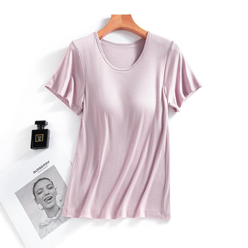 Летняя женская модальная пижама, цельный топ, футболка с нагрудной подкладкой, короткий рукав, нижняя рубашка, домашняя одежда, одежда для сна для женщин 2XL светло-розовый
Летняя женская модальная пижама, цельный топ, футболка с нагрудной подкладкой, короткий рукав, нижняя рубашка, домашняя одежда, одежда для сна для женщин 2XL светло-розовый