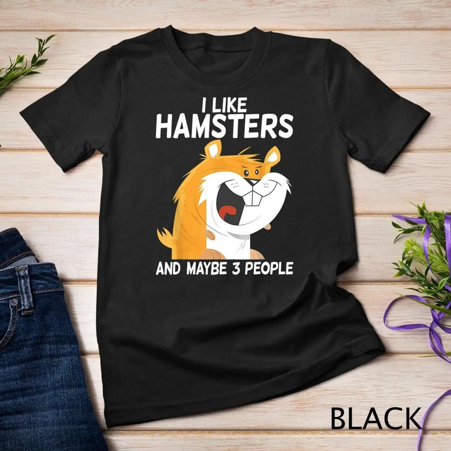 I like Hamsters and maybe 3 People Cute Hamster Lover T Shirt S
I like Hamsters and maybe 3 People Cute Hamster Lover T Shirt S