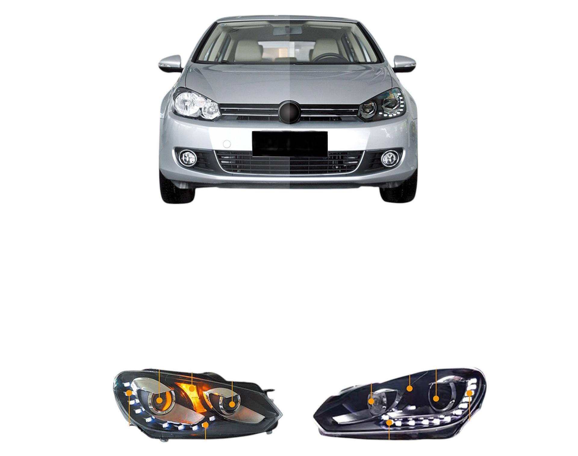 Передні фари LED DRL (2 шт) для Volkswagen Golf 6
Передні фари LED DRL (2 шт) для Volkswagen Golf 6