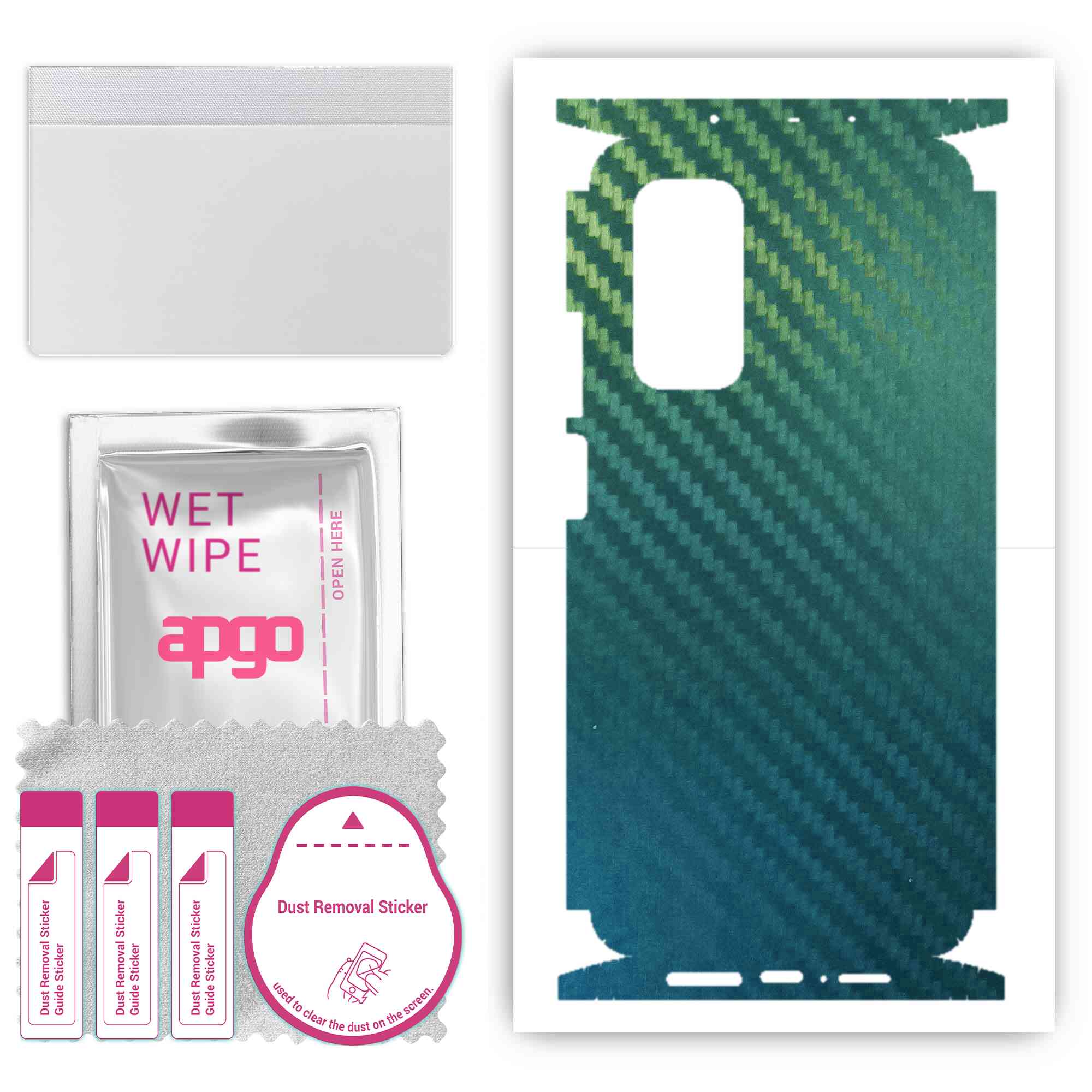 Apgo Protective Skin Sticker for the back+sides compatible with Xiaomi Mi 10T 5G, Full Wrap Film, Foil, Vinyl - Pattern Carbon Chameleon CAKA1
Apgo Protective Skin Sticker for the back+sides compatible with Xiaomi Mi 10T 5G, Full Wrap Film, Foil, Vinyl - Pattern Carbon Chameleon CAKA1
