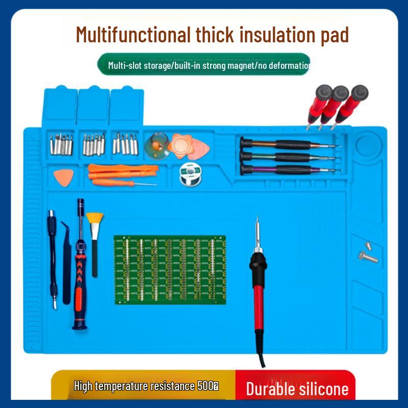 High-Temperature Resistant Anti-Static Magnetic Silicone Repair Pad for Electronics S-120 (Non-Magnetic)
High-Temperature Resistant Anti-Static Magnetic Silicone Repair Pad for Electronics S-120 (Non-Magnetic)