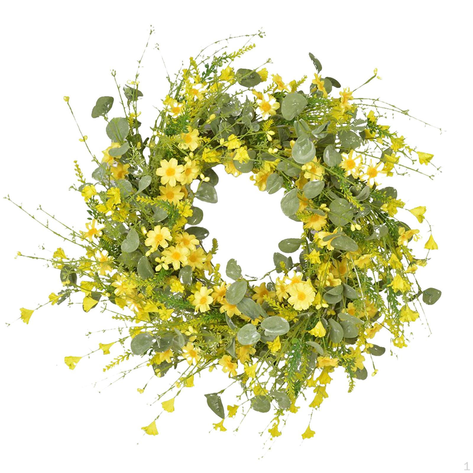 Simulated Eucalyptus Wreath, Front Door Floral Creative Summer 60cm Flower Wreath for Party Supplies
Simulated Eucalyptus Wreath, Front Door Floral Creative Summer 60cm Flower Wreath for Party Supplies