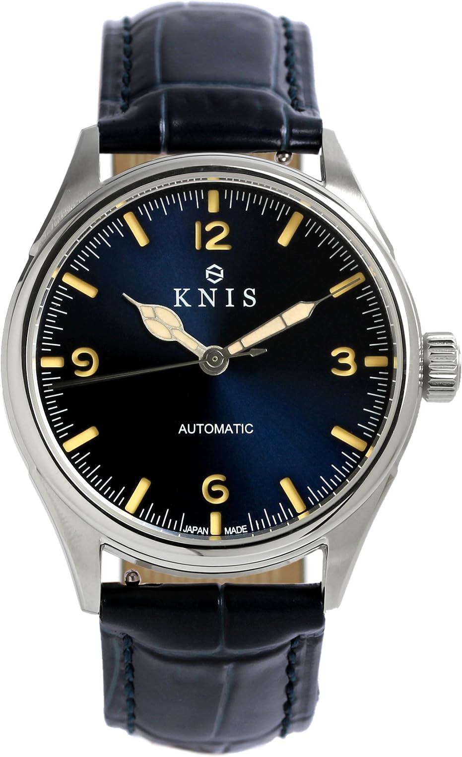 KNIS Varnish Made in Japan Automatic Watch Retro Modern Super Luminova Sapphire Glass Genuine Leather Belt 10 ATM Water Resistant Mechanical Blue синій
KNIS Varnish Made in Japan Automatic Watch Retro Modern Super Luminova Sapphire Glass Genuine Leather Belt 10 ATM Water Resistant Mechanical Blue синій