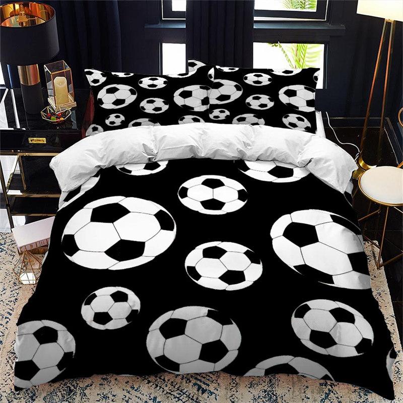 Football Bedding Set For Teen Boys Room Decor Ball Sport Duvet Cover Set Microfiber Soccer Game Comforter Cover Twin King Size EU Single(135*200cm)3pcs
Football Bedding Set For Teen Boys Room Decor Ball Sport Duvet Cover Set Microfiber Soccer Game Comforter Cover Twin King Size EU Single(135*200cm)3pcs